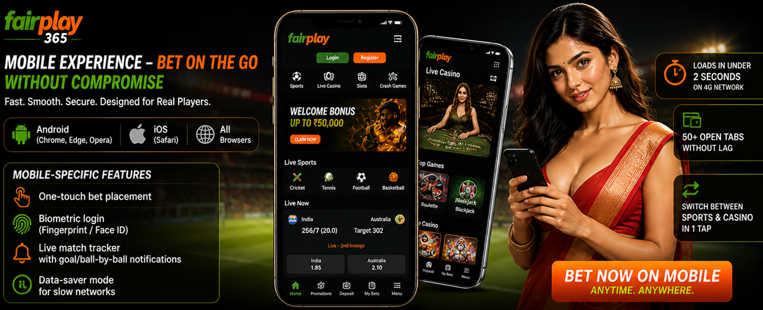 fairplay365 - bet on mobile device fast and nstant live fast odds smooth gameplay