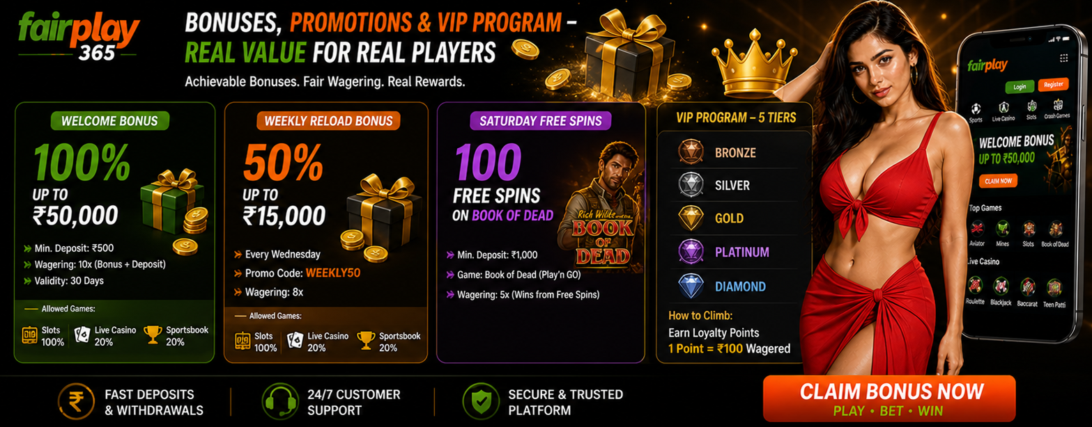 fairplay365 - bonuses promotions and vip program 2026 only on fairplay365.network